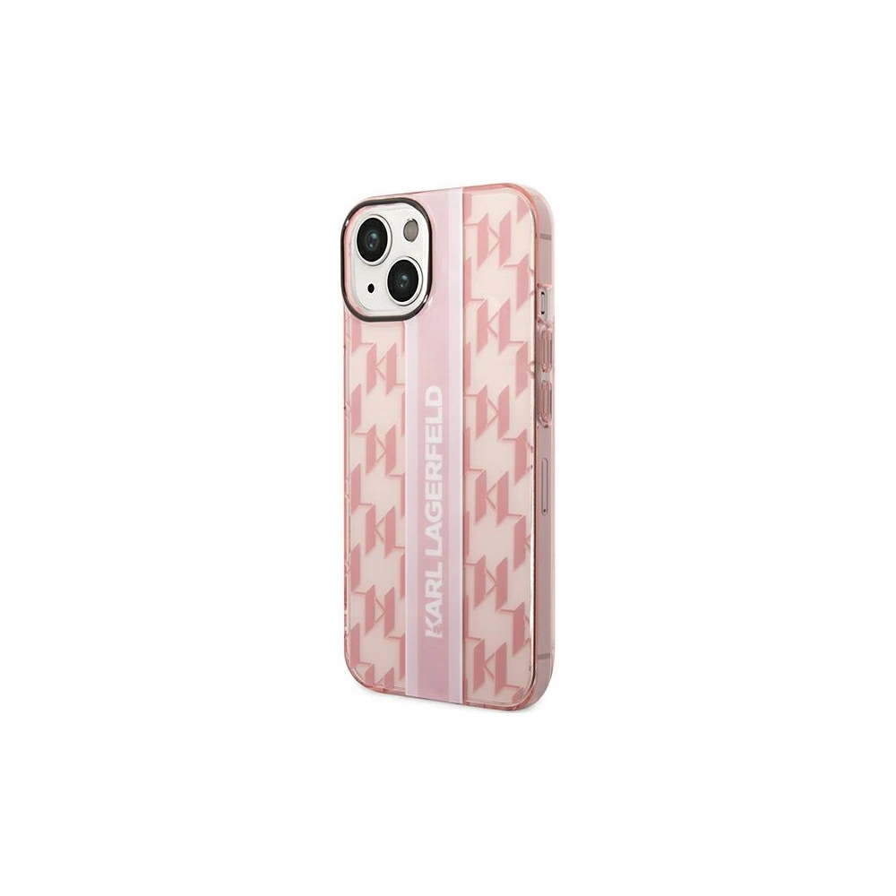 Hurtownia GSM - Etui Karl Lagerfeld KLHCP14SHKLSPCP Apple iPhone 14 hardcase roz/roz Mono Vertical Stripe - KLD1140 - {ean13} - Hurt