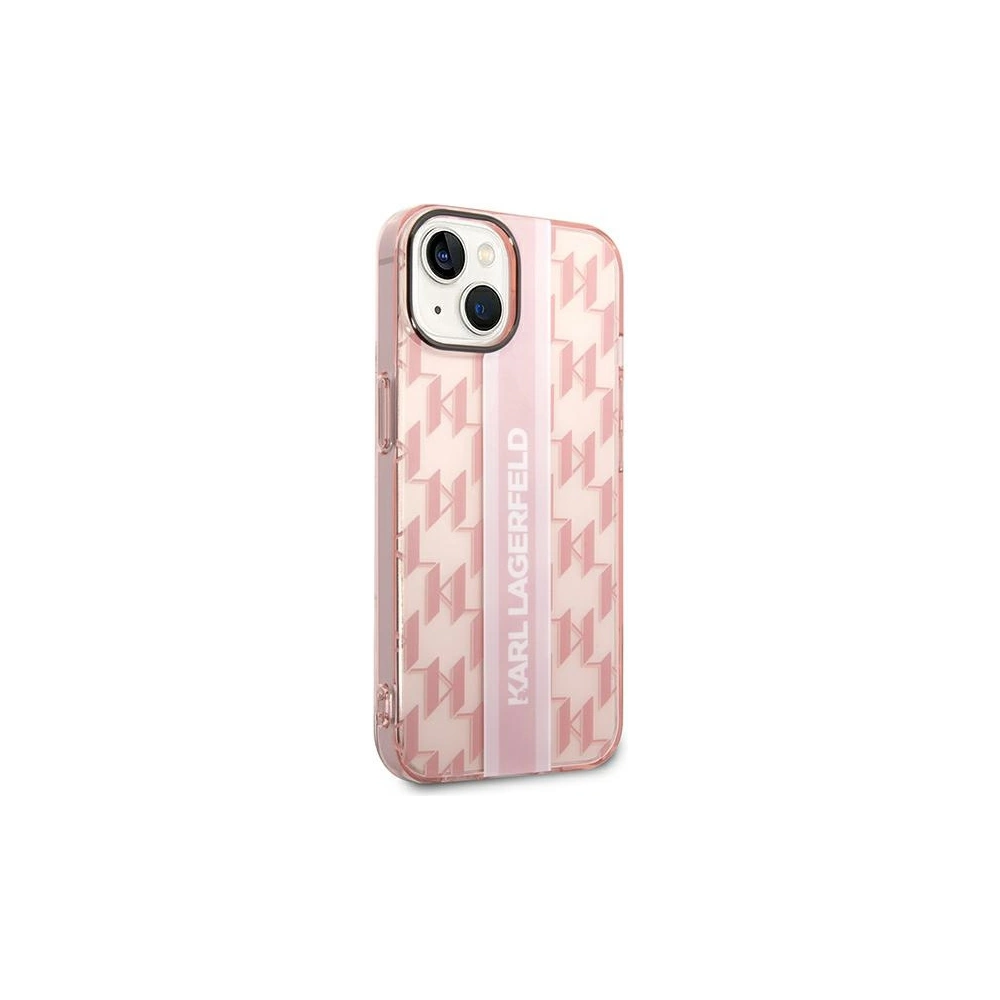 Hurtownia GSM - Etui Karl Lagerfeld KLHCP14SHKLSPCP Apple iPhone 14 hardcase roz/roz Mono Vertical Stripe - KLD1140 - {ean13} - Hurt