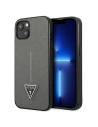 Etui Guess GUHCP14SPSATLG Apple iPhone 14 argintiu/silver hardcase SaffianoTriangle Logo