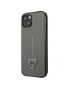 Hurtownia GSM - Etui Guess GUHCP14SPSATLG Apple iPhone 14 argintiu/silver hardcase SaffianoTriangle Logo - GUE2124 - {ean13} - Hurt