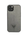 Hurtownia GSM - Etui Guess GUHCP14SPSATLG Apple iPhone 14 argintiu/silver hardcase SaffianoTriangle Logo - GUE2124 - {ean13} - Hurt