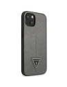 Hurtownia GSM - Etui Guess GUHCP14SPSATLG Apple iPhone 14 argintiu/silver hardcase SaffianoTriangle Logo - GUE2124 - {ean13} - Hurt