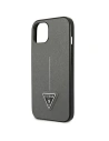 Hurtownia GSM - Etui Guess GUHCP14SPSATLG Apple iPhone 14 argintiu/silver hardcase SaffianoTriangle Logo - GUE2124 - {ean13} - Hurt