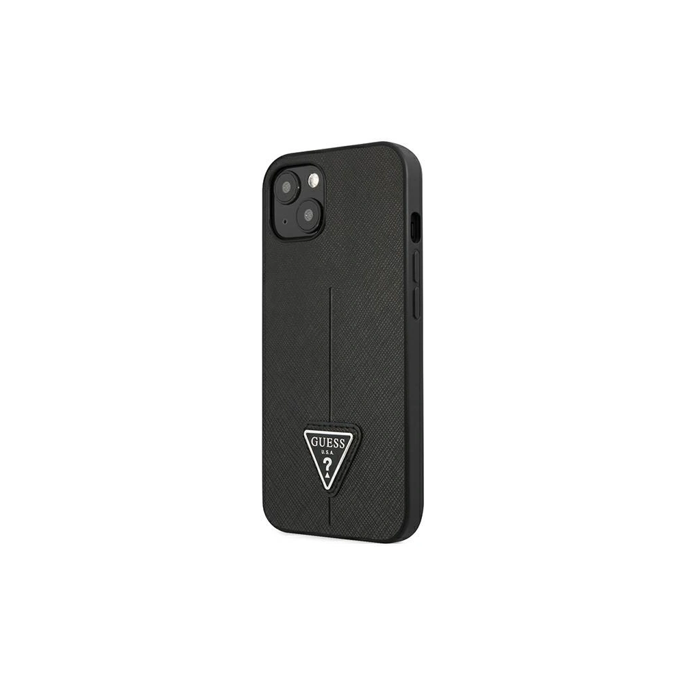 Hurtownia GSM - Etui Guess GUHCP14SPSATLK Apple iPhone 14 negru/black hardcase SaffianoTriangle Logo - GUE2125 - {ean13} - Hurt