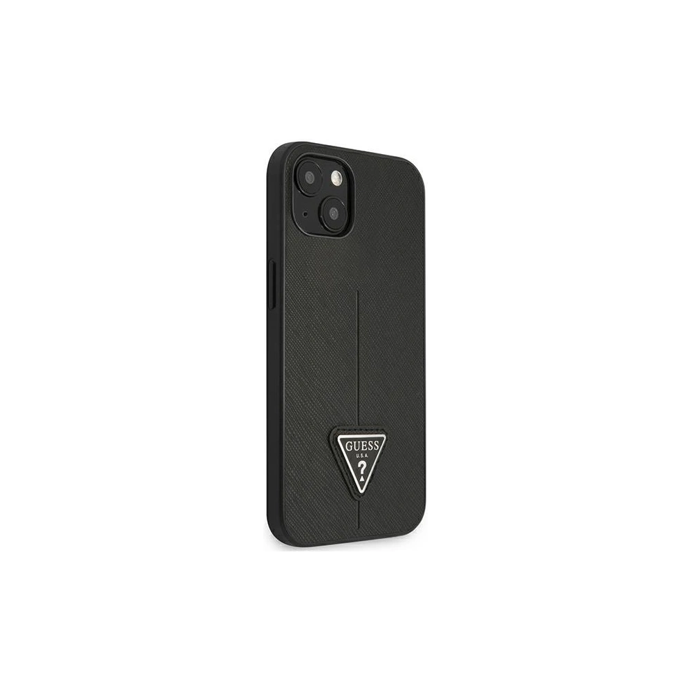 Hurtownia GSM - Etui Guess GUHCP14SPSATLK Apple iPhone 14 negru/black hardcase SaffianoTriangle Logo - GUE2125 - {ean13} - Hurt