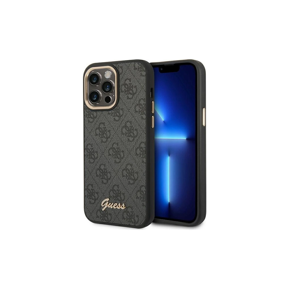 Hurtownia GSM - Etui Guess GUHCP14XHG4SHK Apple iPhone 14 Pro Max fekete/black kemény tok 4G Vintage Gold Logo - GUE2127 - {ean13} - Hurt