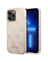 Case Guess GUHCP14XHG4SHP Apple iPhone 14 Pro Max rosa/pink hartschale 4G Vintage Gold Logo