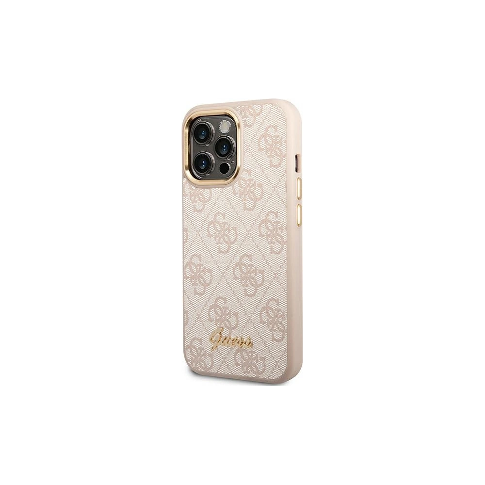 Hurtownia GSM - Etui Guess GUHCP14XHG4SHP Apple iPhone 14 Pro Max różowy/pink hard case 4G Vintage Gold Logo - GUE2128 - {ean13} - Hurt