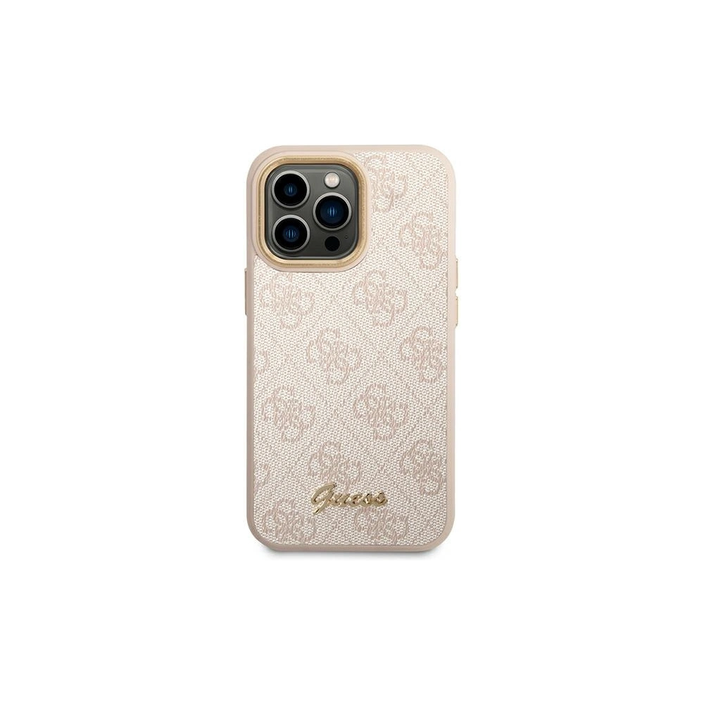 Hurtownia GSM - Etui Guess GUHCP14XHG4SHP Apple iPhone 14 Pro Max różowy/pink hard case 4G Vintage Gold Logo - GUE2128 - {ean13} - Hurt