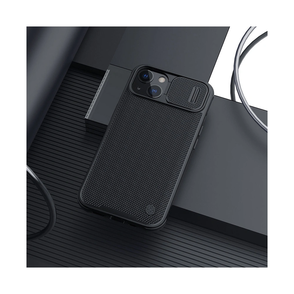 Hurtownia GSM - Etui Nillkin Texture Pro Magnetic MagSafe Apple iPhone 13 negru - NLK537 - {ean13} - Hurt