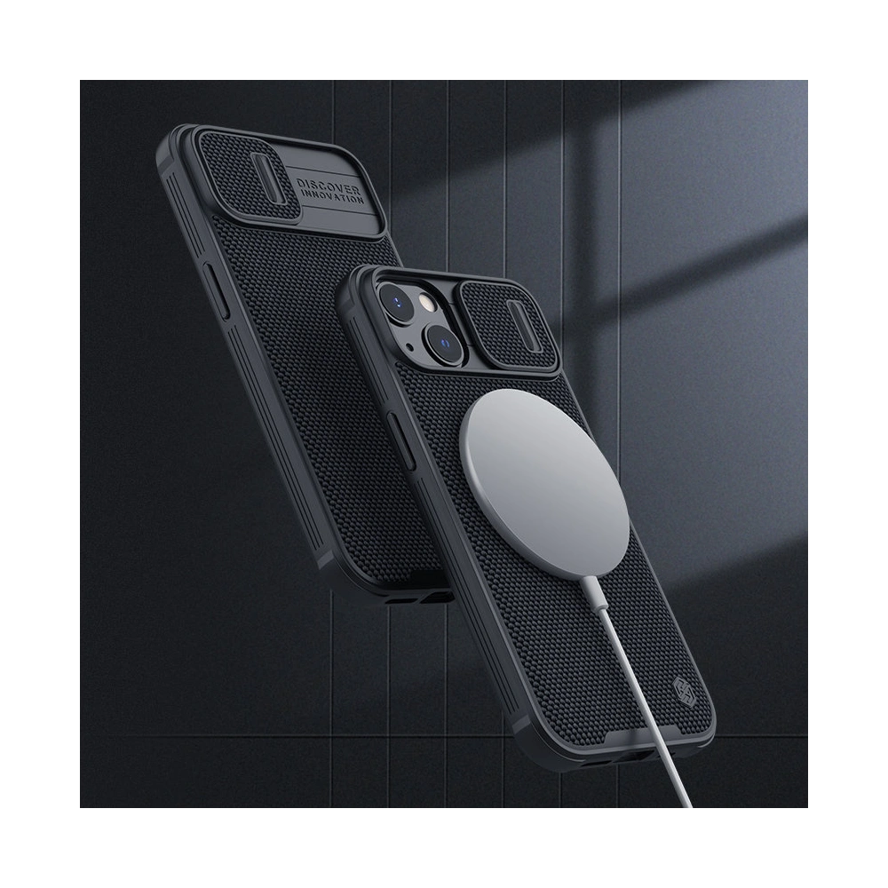 Hurtownia GSM - Etui Nillkin Texture Pro Magnetic MagSafe Apple iPhone 13 negru - NLK537 - {ean13} - Hurt