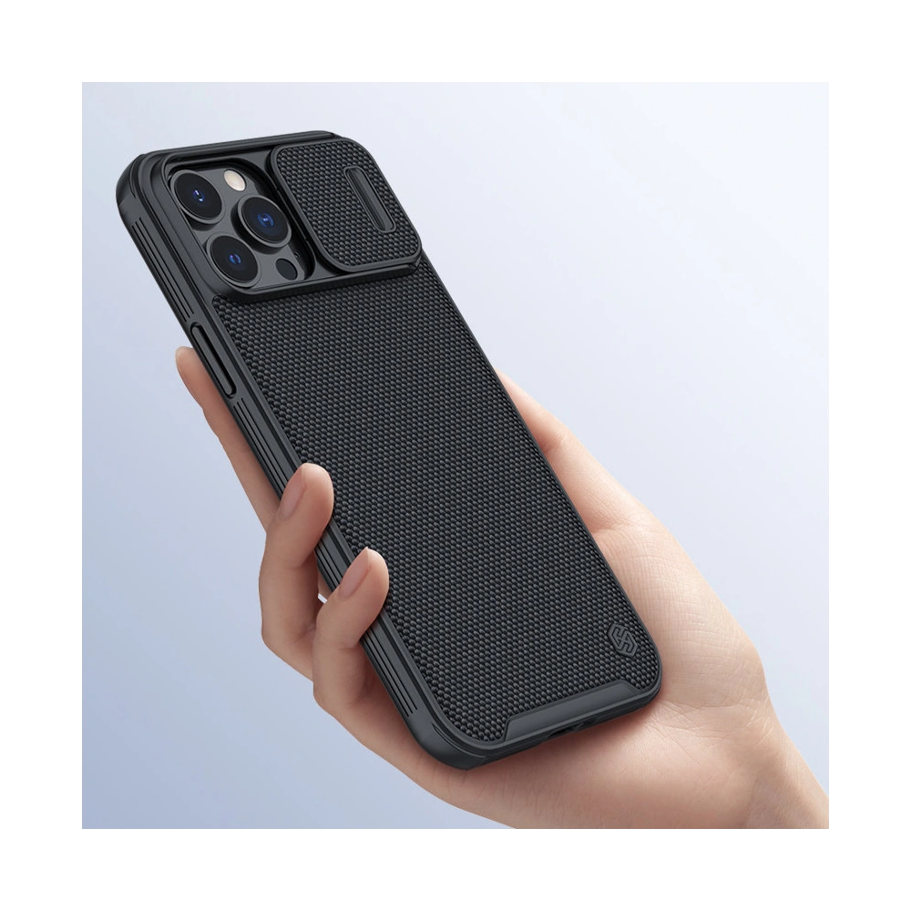 Hurtownia GSM - Etui Nillkin Texture Pro Magnetic MagSafe Apple iPhone 13 Pro czarny - NLK538 - {ean13} - Hurt