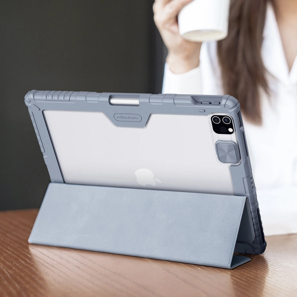 Hurtownia GSM - Etui Nillkin Bumper Leather Pro Smart Cover Apple iPad Pro 12.9 2020/2021 (4. és 5. generáció) fekete - NLK540 - {ean13} - Hurt