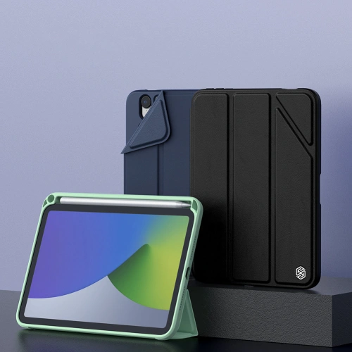 Etui Nillkin Bevel Leather Apple iPad mini 2021 (6. generacji) / iPad mini 8.3" 2024 (7. generacji) czarny