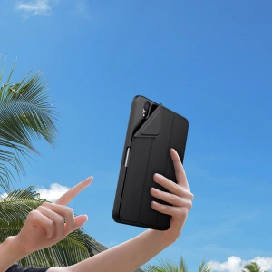 Etui Nillkin Bevel Leather Apple iPad mini 2021 (6. generație) / iPad mini 8.3" 2024 7gen negru