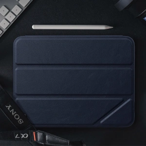 Hurtownia GSM - Etui Nillkin Bevel Leather Apple iPad mini 2021 (6. generációs) / iPad mini 8.3" 2024 7gen fekete - NLK541 - {ean13} - Hurt