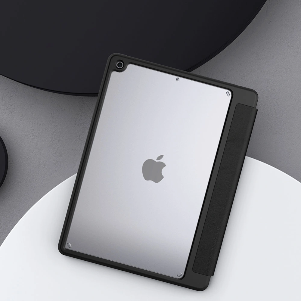 Hurtownia GSM - Etui Nillkin Bevel Leather Apple iPad 10.2 2019/2020/2021 (7., 8. és 9. generáció) fekete - NLK542 - {ean13} - Hurt
