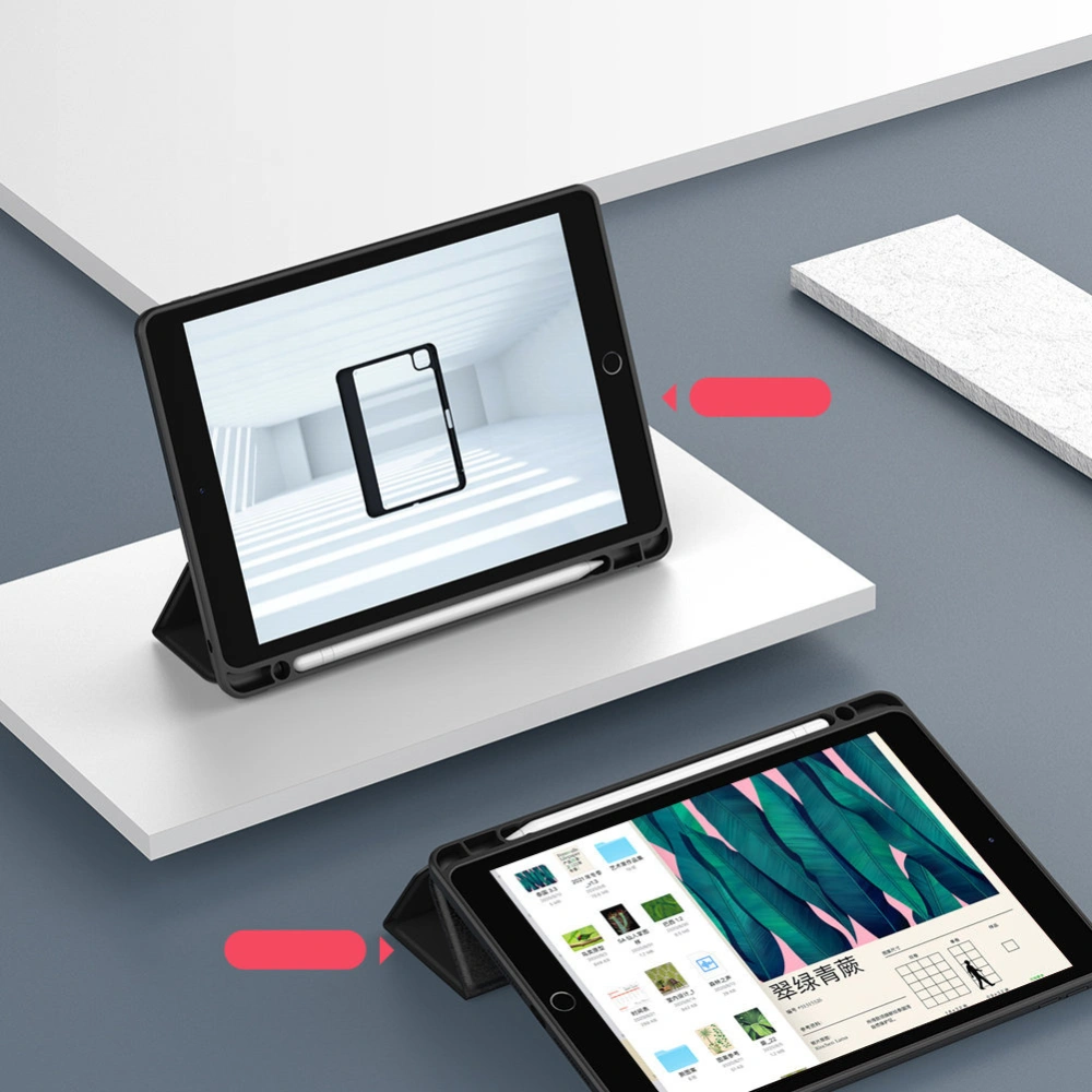 Hurtownia GSM - Etui Nillkin Bevel Leather Apple iPad 10.2 2019/2020/2021 (7., 8. és 9. generáció) fekete - NLK542 - {ean13} - Hurt
