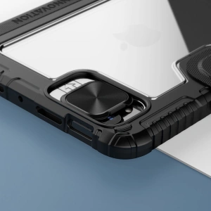 Etui Nillkin Bumper Leather Pro Smart Cover Apple iPad mini 2021 (6. generație) / iPad mini 8.3" 2024 7gen negru