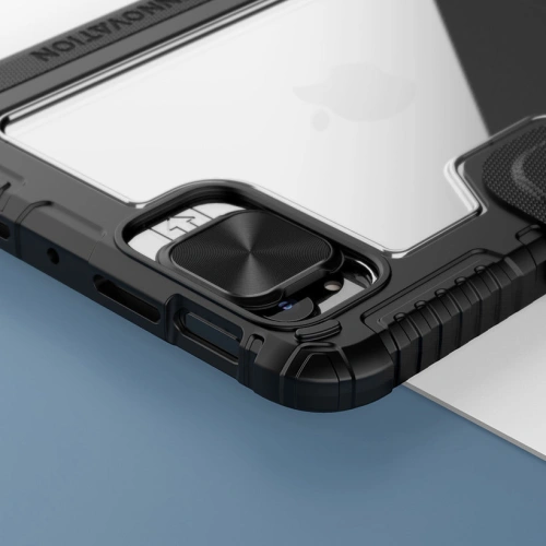 Etui Nillkin Bumper Leather Pro Smart Cover Apple iPad mini 2021 (6. generacji) / iPad mini 8.3" 2024 (7. generacji) czarny