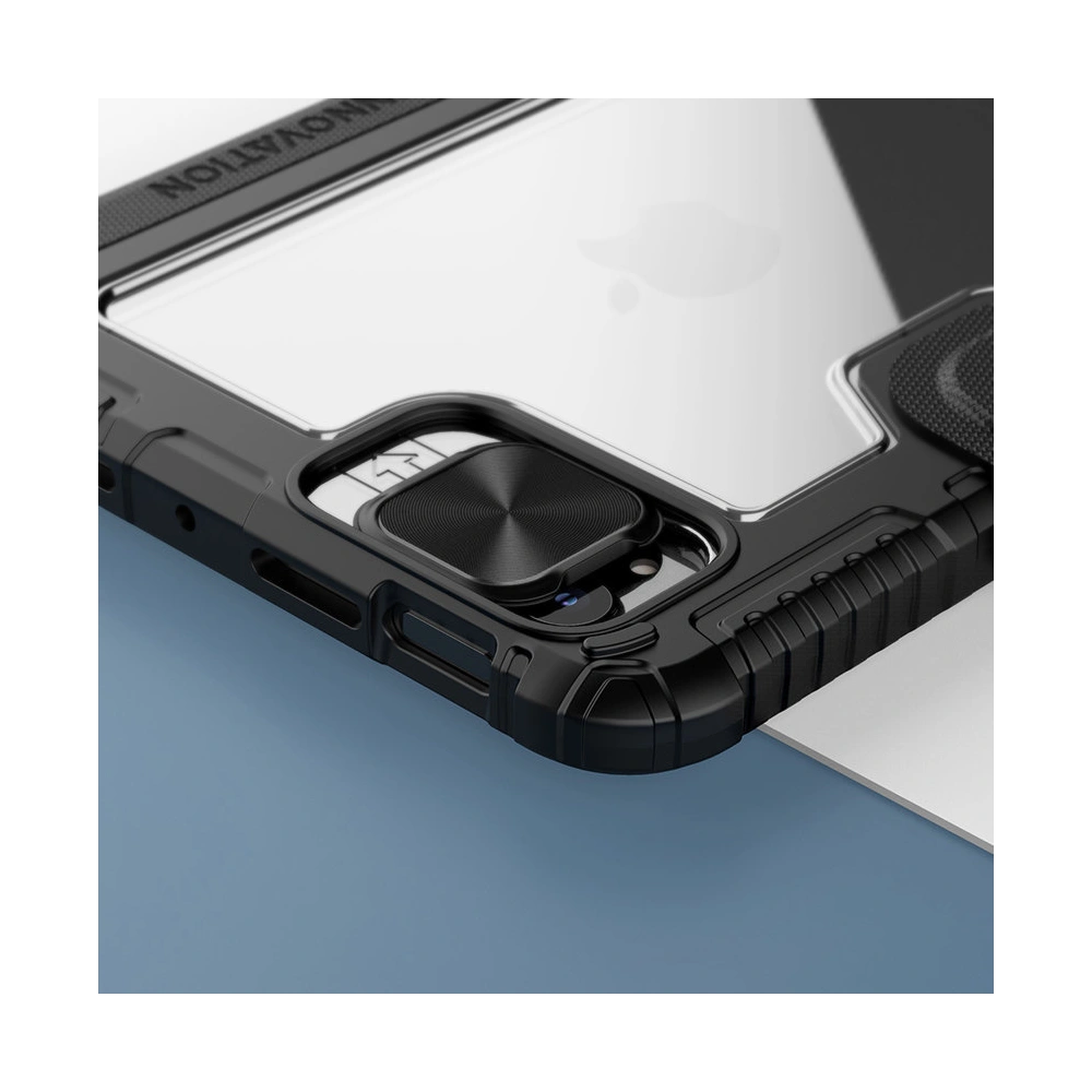 Hurtownia GSM - Etui Nillkin Bumper Leather Pro Smart Cover Apple iPad mini 2021 (6. generație) / iPad mini 8.3" 2024 7gen negru - NLK544 - {ean13} - Hurt