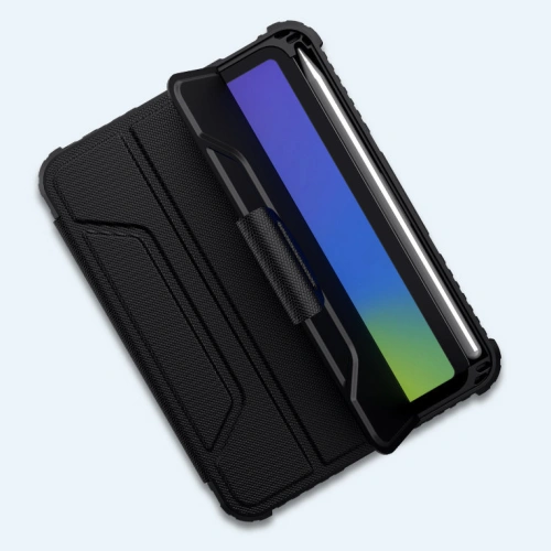 Etui Nillkin Bumper Leather Pro Smart Cover Apple iPad mini 2021 (6. generacji) / iPad mini 8.3" 2024 (7. generacji) czarny