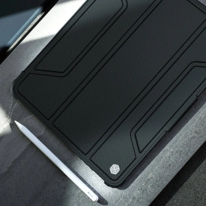 Hurtownia GSM - Etui Nillkin Bumper Leather Pro Smart Cover Apple iPad mini 2021 (6. generáció) / iPad mini 8.3" 2024 7gen fekete - NLK544 - {ean13} - Hurt