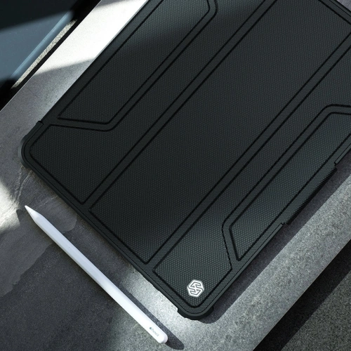 Etui Nillkin Bumper Leather Pro Smart Cover Apple iPad mini 2021 (6. generacji) / iPad mini 8.3" 2024 (7. generacji) czarny