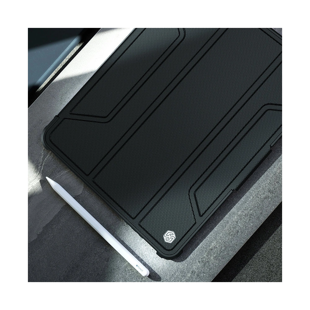 Hurtownia GSM - Etui Nillkin Bumper Leather Pro Smart Cover Apple iPad mini 2021 (6. generáció) / iPad mini 8.3" 2024 7gen fekete - NLK544 - {ean13} - Hurt