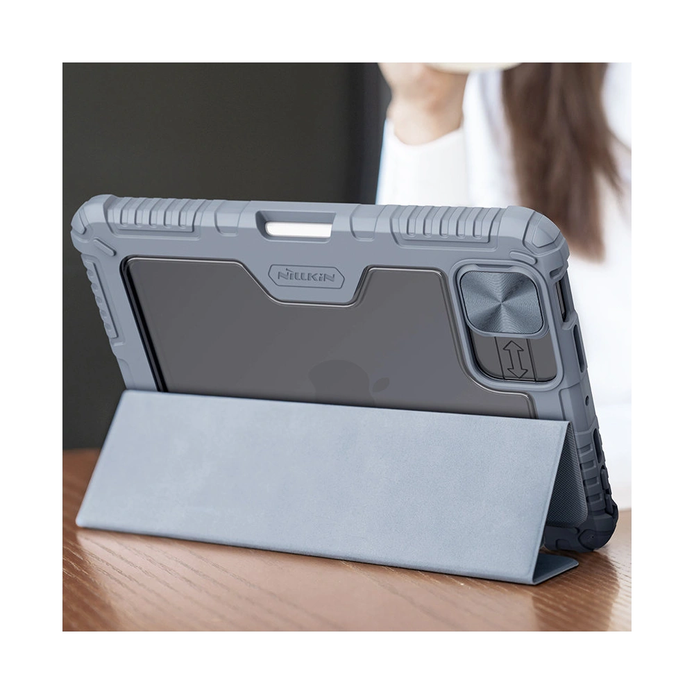 Wholesale Nillkin Bumper Leather Pro Smart Cover Apple iPad mini 2021 (6 gen) / iPad mini 8.3" 2024 7gen black - NLK544 - {ean13} - Hurt