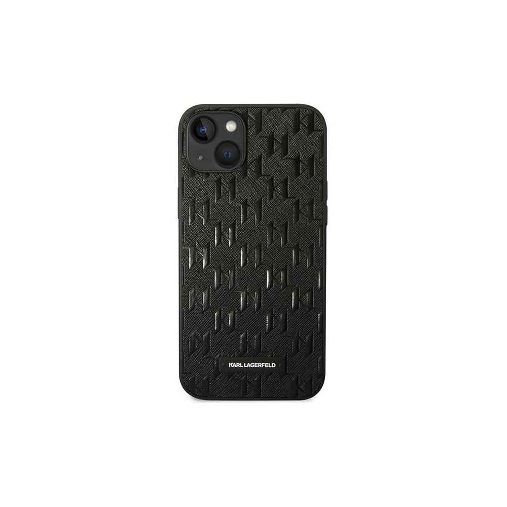 Hurtownia GSM - Etui Karl Lagerfeld KLHCP14SSAKLHPK Apple iPhone 14 hardcase negru/black Saffiano Mono Metal Logo - KLD1144 - {ean13} - Hurt