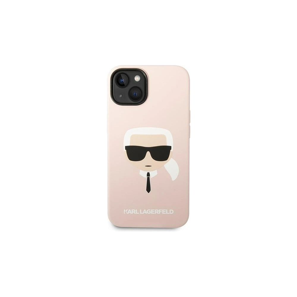 Hurtownia GSM - Etui Karl Lagerfeld KLHCP14SSLKHLP Apple iPhone 14 hardcase roz roz/pink Silicon Karl`s Head - KLD1145 - {ean13} - Hurt