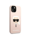Hurtownia GSM - Etui Karl Lagerfeld KLHCP14SSLKHLP Apple iPhone 14 hardcase roz roz/pink Silicon Karl`s Head - KLD1145 - {ean13} - Hurt