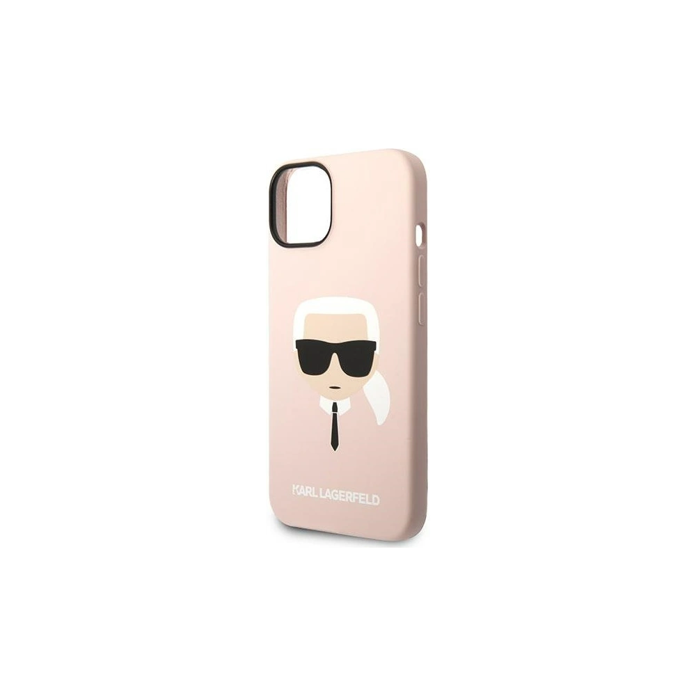 Hurtownia GSM - Etui Karl Lagerfeld KLHCP14SSLKHLP Apple iPhone 14 hardcase roz roz/pink Silicon Karl`s Head - KLD1145 - {ean13} - Hurt