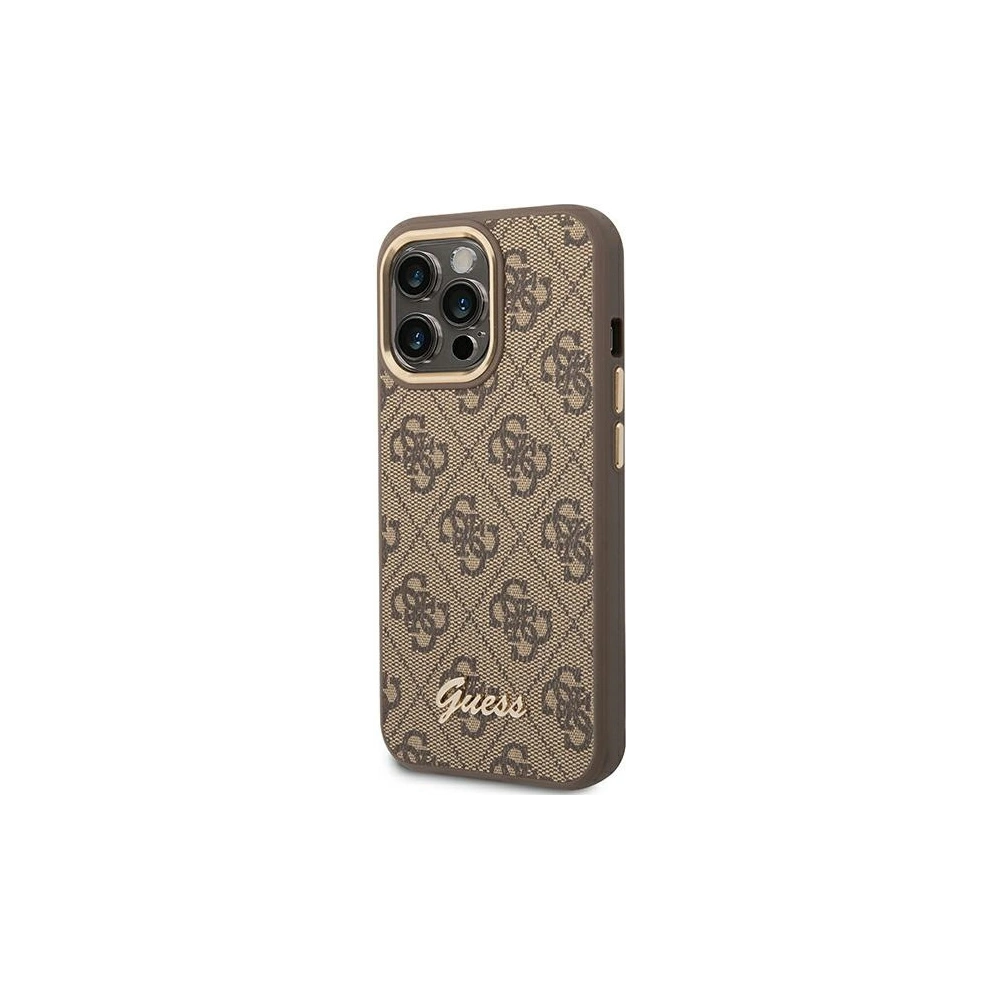 Hurtownia GSM - Etui Guess GUHCP14XHG4SHW Apple iPhone 14 Pro Max brązowy/brown hard case 4G Vintage Gold Logo - GUE2129 - {ean13} - Hurt
