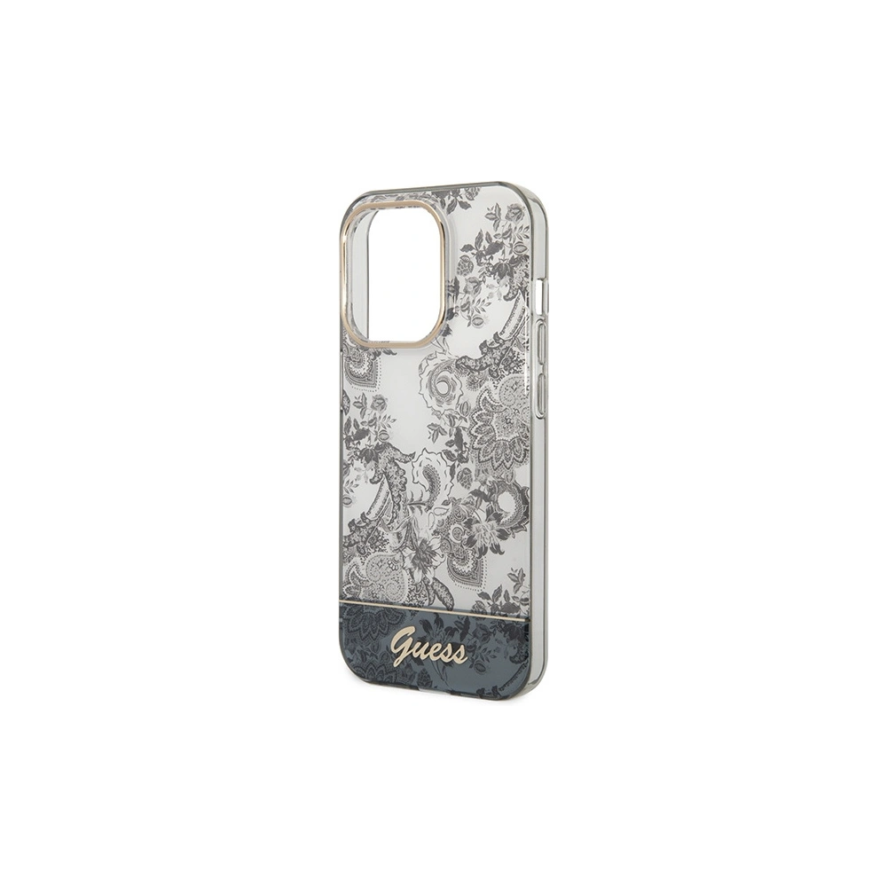 Hurtownia GSM - Etui Guess GUHCP14XHGPLHG Apple iPhone 14 Pro Max šedý/grey hardcase Porcelain Collection - GUE2132 - {ean13} - Hurt