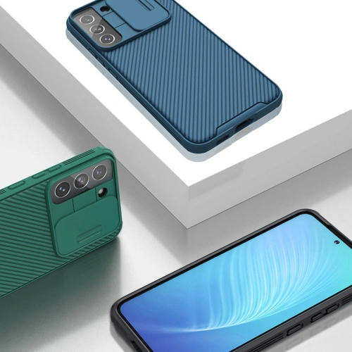 Etui Nillkin CamShield Pro Samsung Galaxy S22+ Plus niebieski