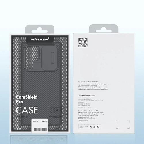 Etui Nillkin CamShield Pro Samsung Galaxy S22 Ultra niebieski