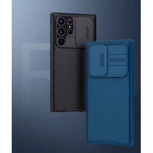 Hurtownia GSM - Etui Nillkin CamShield Pro Samsung Galaxy S22 Ultra modrý - NLK548 - {ean13} - Hurt