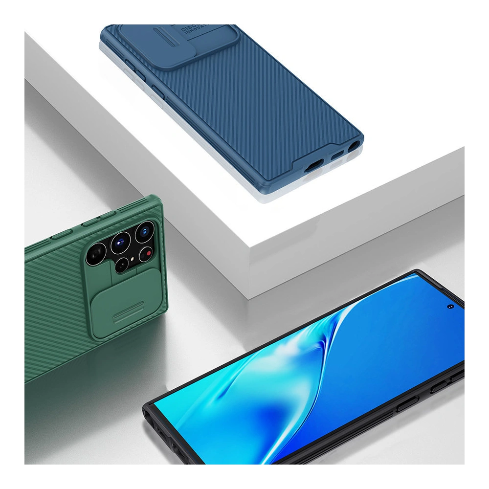Hurtownia GSM - Etui Nillkin CamShield Pro Samsung Galaxy S22 Ultra albastru - NLK548 - {ean13} - Hurt