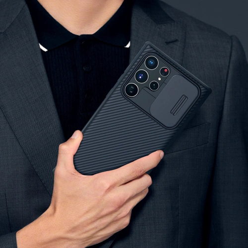 Etui Nillkin CamShield Pro Samsung Galaxy S22 Ultra niebieski