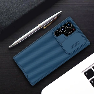 Hurtownia GSM - Etui Nillkin CamShield Pro Samsung Galaxy S22 Ultra modrý - NLK548 - {ean13} - Hurt