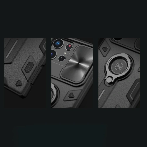 Etui Nillkin CamShield Armor Samsung Galaxy S22 Ultra czarny