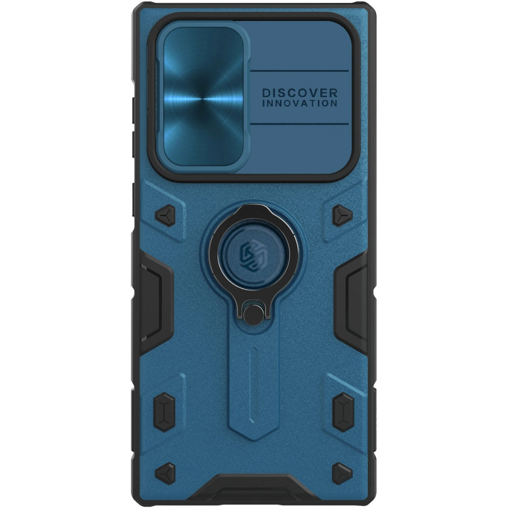 Hurtownia GSM - Etui Nillkin CamShield Armor Samsung Galaxy S22 Ultra modrý - NLK550 - {ean13} - Hurt