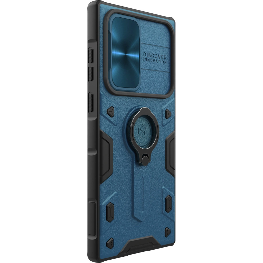 Hurtownia GSM - Etui Nillkin CamShield Armor Samsung Galaxy S22 Ultra modrý - NLK550 - {ean13} - Hurt