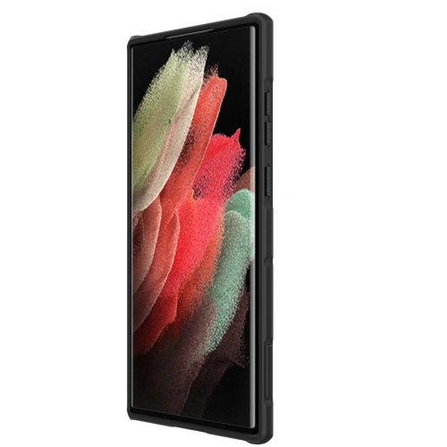 Etui Nillkin CamShield Armor Samsung Galaxy S22 Ultra niebieski