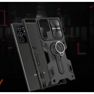 Hurtownia GSM - Etui Nillkin CamShield Armor Samsung Galaxy S22 Ultra modrý - NLK550 - {ean13} - Hurt