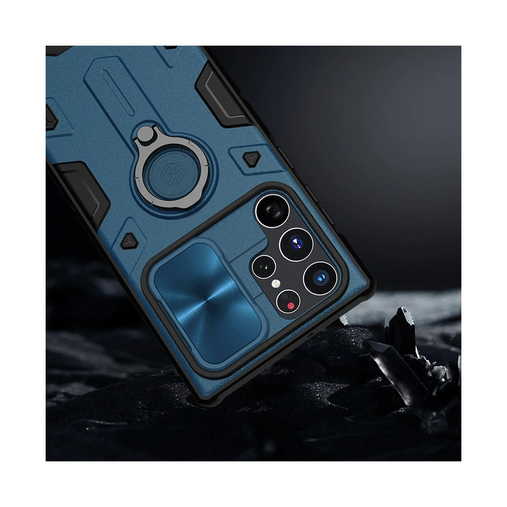 Hurtownia GSM - Etui Nillkin CamShield Armor Samsung Galaxy S22 Ultra modrý - NLK550 - {ean13} - Hurt