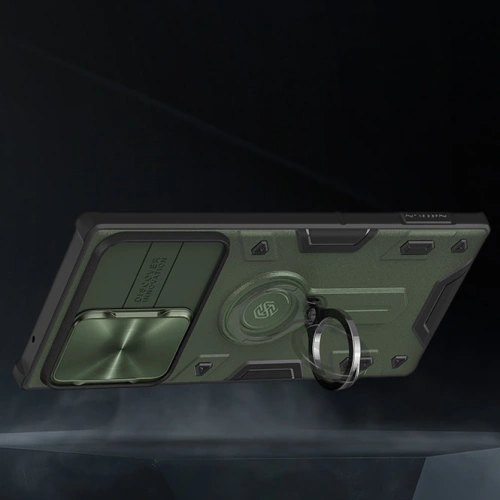 Etui Nillkin CamShield Armor Samsung Galaxy S22 Ultra zielony