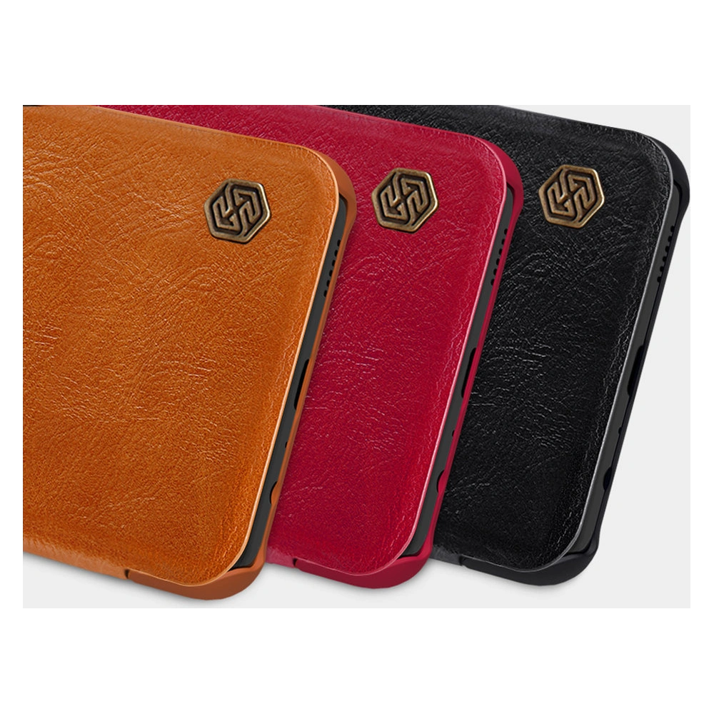 Hurtownia GSM - Etui Nillkin Qin Samsung Galaxy A13 5G roșu - NLK553 - {ean13} - Hurt